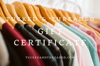-Gift Cards - Tucked & Threaded
