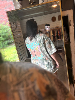 Butterfly Camouflage Unisex Tee PRE-ORDER - Tucked & Threaded
