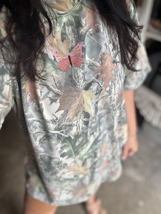 Butterfly Camouflage Unisex Tee PRE-ORDER - Tucked & Threaded