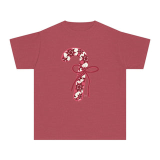 Quilted Candy Cane Youth Tee
