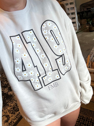 731 Daisy Heather Dust Sweatshirt