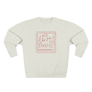 With Love from Tennessee Oatmeal Heather Ladies' Sweatshirt