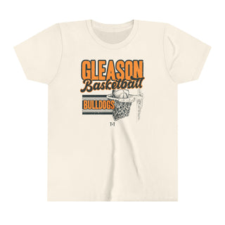 Gleason Bulldogs Football Ivory Youth Tee