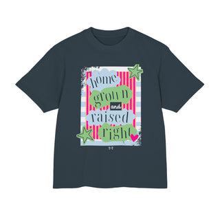 Home Grown + Raised Right Small Town Urban Heavy Tee - Tucked & Threaded