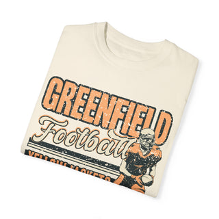 Greenfield Jackets Football Ivory Tee-T-Shirt-Printify-Ivory-S-Tucked &amp; Threaded