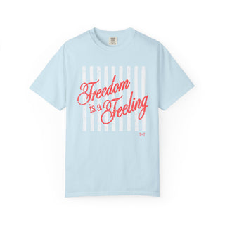 Freedom is a Feeling Chambray Unisex Tee - Tucked & Threaded
