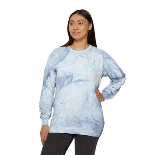 Thank You, Jesus Ocean Marble Sweatshirt