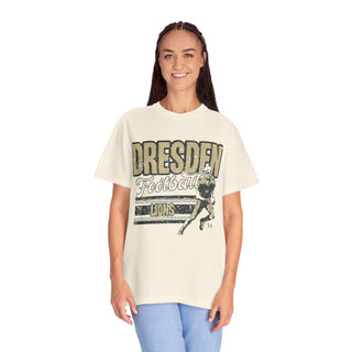 Dresden Lions Football Ivory Tee-T-Shirt-Printify-Ivory-S-Tucked &amp; Threaded