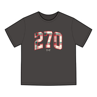 270 Christmas Plaid Adult Tee