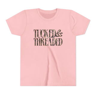 Tucked & Threaded Camo Youth Tee