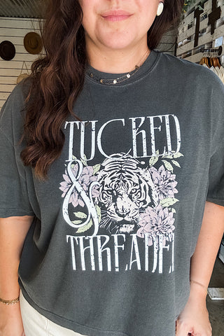 Tucked & Threaded Tiger Boxy Tee