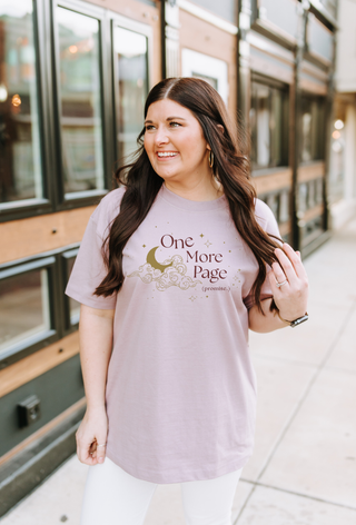 One More Page. Promise. Unisex Tee
