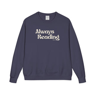Always Reading ComfortWash Sweatshirt-Sweatshirt-Tucked &amp; Threaded