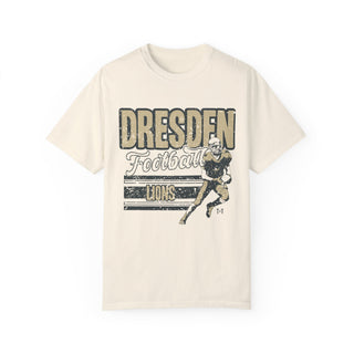 Dresden Lions Football Ivory Tee-T-Shirt-Printify-Ivory-S-Tucked &amp; Threaded