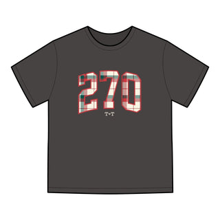 270 Christmas Plaid Adult Tee - Tucked & Threaded