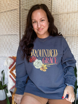 Grounded in Grace Unisex Sweatshirt-Sweatshirt-Tucked &amp; Threaded