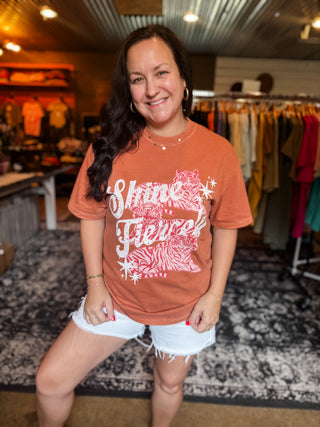 Shine Fiercely Tiger Unisex Tee