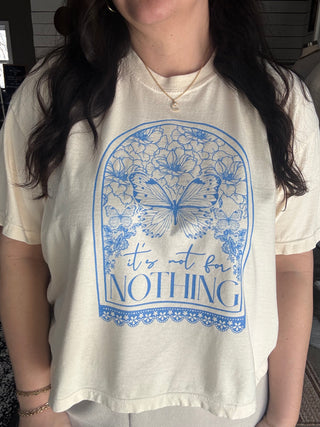 It's Not for Nothing Boxy Tee - Tucked & Threaded