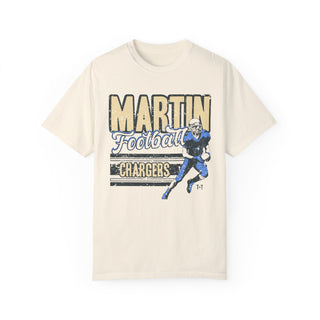 Martin Chargers Football Ivory Tee