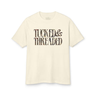 Tucked & Threaded Camo Midweight Faded Tee