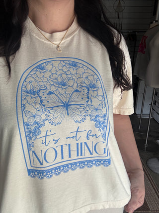 It's Not for Nothing Boxy Tee - Tucked & Threaded