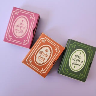 Book Themed Matchboxes: Once Upon A Flame