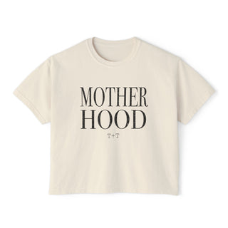 Motherhood Cream or Peach Boxy Tee