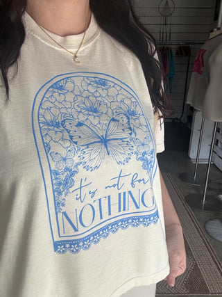 It's Not for Nothing Boxy Tee - Tucked & Threaded