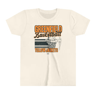 Greenfield Jackets Basketball Ivory Youth Tee