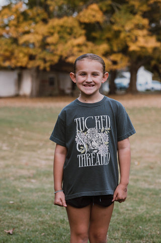 Tucked & Threaded Tiger Youth Tee