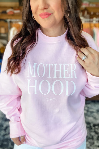 Motherhood Light Pink Sweatshirt