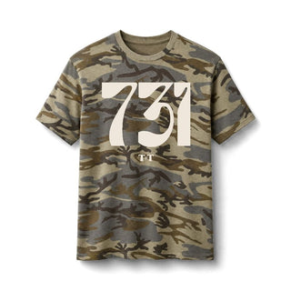 731 Area Code Desert Camo Tee | Women's Graphic T-Shirt - Tucked & Threaded
