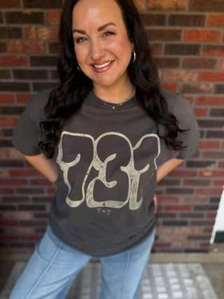 731 Bubble Charcoal Unisex Tee - Tucked & Threaded
