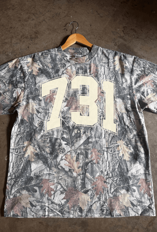 731 Collegiate Camouflage Youth Tee - Tucked & Threaded
