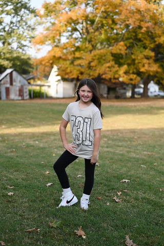 731 Daisy Neutral Youth Tee - Tucked & Threaded