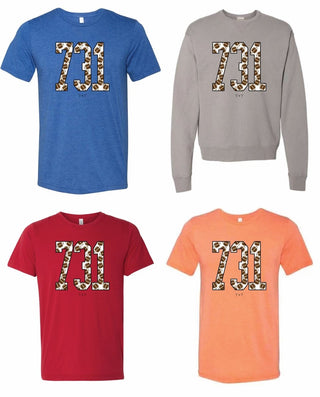 731 Football Heather Purple Tee - Tucked & Threaded