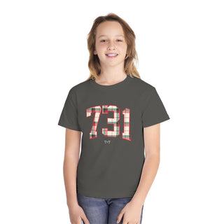 731 Plaid Pepper Youth Tee - Tucked & Threaded