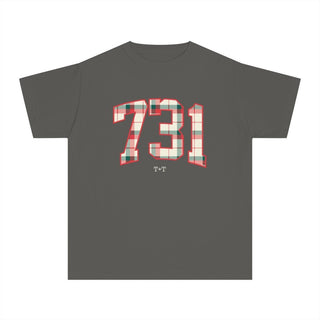731 Plaid Pepper Youth Tee - Tucked & Threaded