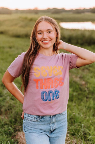 731 Retro Lilac Tee - Tucked & Threaded