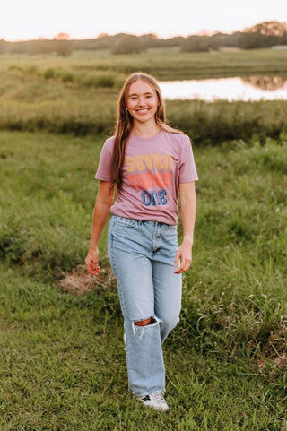 731 Retro Lilac Tee - Tucked & Threaded