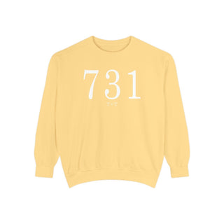 731 Throwback Comfort Colors Sweatshirt - Tucked & Threaded