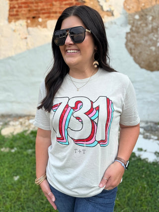 731 Vintage Ladies' Graphic Tee | Thinner Style - Tucked & Threaded