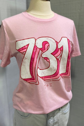 731 Vintage Pink Tee - Tucked & Threaded