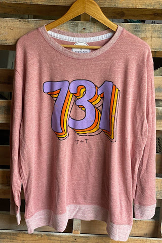 731 Vintage Rose Terry Pullover - Tucked & Threaded