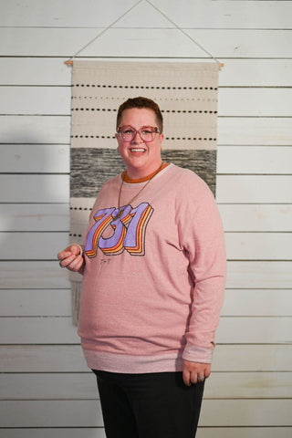 731 Vintage Rose Terry Pullover - Tucked & Threaded