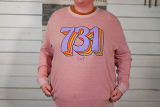 731 Vintage Rose Terry Pullover - Tucked & Threaded