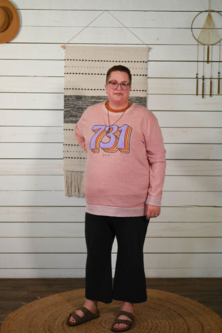 731 Vintage Rose Terry Pullover - Tucked & Threaded
