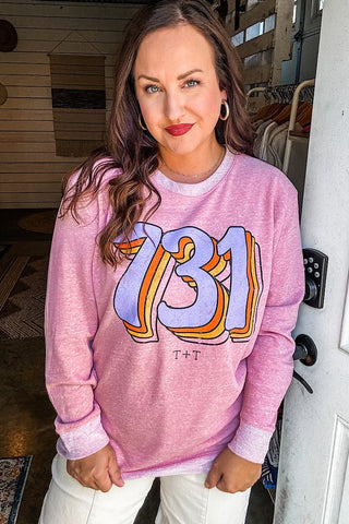 731 Vintage Rose Terry Pullover - Tucked & Threaded