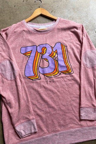 731 Vintage Rose Terry Pullover - Tucked & Threaded