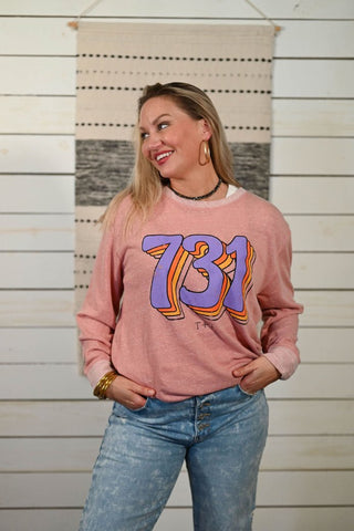 731 Vintage Rose Terry Pullover - Tucked & Threaded